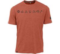 MAUL Herren Shirt Grinberg - 1/2 T-Shirt+Print (4344400793) 54 braun 43