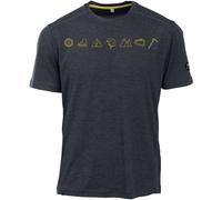 MAUL Herren Shirt Grinberg - 1/2 T-Shirt+Print (4344400793) 70 dark blue 72