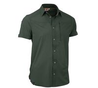 Maul Kurzarmhemd Veniv 4XT (elastisch, atmungsaktiv, sportlicher Schnitt) dunkelgrün Herren, Größe 52