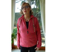 Maul Leicht Strickfleecejacke Revo pinkhibiscus (42)