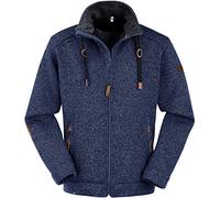 Maul Lichtenau Strickfleecejacke Größe 56 EU Blue