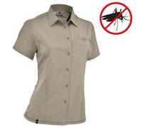 Maul Orla SP Kurzarmbluse Damen mit Mückenschutz beige 42