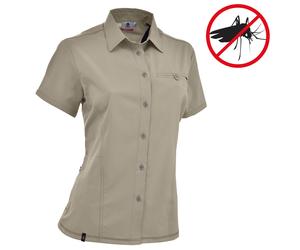 Maul Orla SP Kurzarmbluse Damen mit Mückenschutz beige 48