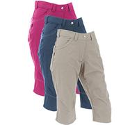 Maul Rennes Damen Caprihose 3/4 Funktionshose, Schwarz, 52