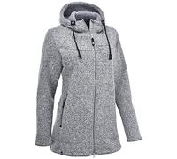 Maul Wilde Kaiserin Damen Strickfleecejacke light grey | 40