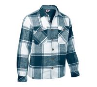 Maul Sport Hemd "Schwenningen" in Blau - Größe 50 | Herren Plussize