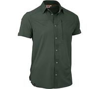 MAUL Sport Veniv 4XT - 1/2 Hemd Karo elas. forest green (60) 46