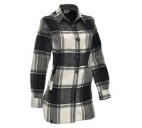 MAUL Damen Bluse Sanremo lange Flanell Bluse dark grey 44 (4099777053469)