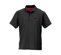 MAUL Sport Spiez Fresh - 1/2 Poloshirt black/red (193) 62