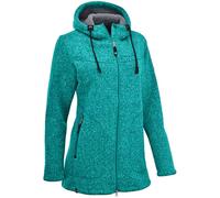 MAUL Sport Wilde Kaiserin - Strickfleece Mantel+Kap. türkis green (67) 48