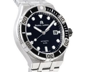 Maurice Lacroix Aikon Venturer AI6058-SS002-330-2 | Automatik Herrenuhr Ø 43 mm | Taucheruhr 30 ATM | Kautschuk- & Edelstahlband Set | NEU OVP