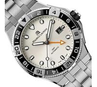 Maurice Lacroix Aikon Venturer GMT | AI6158-SS002-130-1 | Automatik Herrenuhr | 43 mm | Edelstahlband | Silbernes Zifferblatt | NEU OVP | mit Box & Papieren | 2 Jahre Garantie