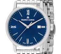 Maurice Lacroix Eliros Date EL1094-SS002-410-1 | Damenuhr Blau | Swiss Made Quarz | Edelstahlband Saphirglas | NEU
