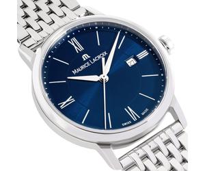 Maurice Lacroix Eliros Date EL1094-SS002-410-1 | Damenuhr Blau | Swiss Made Quarz | Edelstahlband Saphirglas | NEU