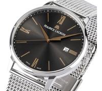 Maurice Lacroix Eliros Date EL1118-SS002-311-1 | Herren-Armbanduhr | Milanaiseband | Saphirglas | Swiss Made | NEU OVP | mit Box & Papiere | 2 Jahre Hersteller-Garantie