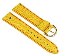 Maurice Lacroix Ersatzband Kalbsleder mit Hai-Optik Gelb/Rot 20mm