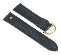 Maurice Lacroix Ersatzband Uhrarmband Leder Tiago dunkelblau 21723G