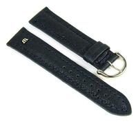 Maurice Lacroix Ersatzband Uhrarmband Leder Tiago dunkelblau 21724S
