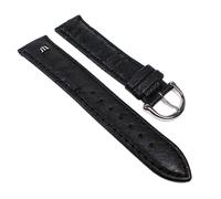 Maurice Lacroix Ersatzband Uhrenarmband Straußenleder Band schwarz