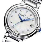 Maurice Lacroix Fiaba Date Diamonds | FA1004-SS002-170-1 | Damen-Armbanduhr mit Diamanten | Edelstahl | Perlmutt | Swiss Made | Saphirglas | Quarz | NEU OVP. GARANTIE