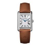 Maurice Lacroix Fiaba Square Edelstahl Lederband Braun (FA1205-SS001-110-3)