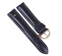 Maurice Lacroix Galant Marken Uhrenarmband Kalbsleder matt schwarz 20mm 22497G