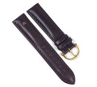Maurice Lacroix Galant Uhrenarmband Leder matt dunkelbraun 20mm 22498G