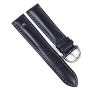 Maurice Lacroix Galant Uhrenarmband Leder matt schwarz 20mm 22493S