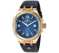 Maurice Lacroix Herren analog Swiss Quartz Uhr mit Leder Armband AI1028-BRZ01-420-1