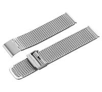 Maurice Lacroix Milanaise Edelstahl-Armband für Herren-Uhren aus Stahl Metall Ersatzband SS002 Eliros Pontos Masterpiece Breite 20 mm feingliedrig