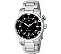 Maurice Lacroix PT6248-SS002-330 Armbanduhr, Silber/schwarz, Armband