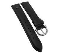 Maurice Lacroix Soft-Kalb Uhrenarmband Leder schwarz Ton in Ton Naht