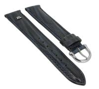 Maurice Lacroix ? Uhrenarmband Büffelkalb ? Leder in blau ? 19240
