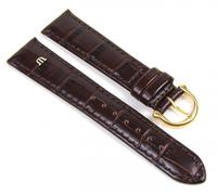 Maurice Lacroix Uhrenarmband Leder Louisiana Optik braun 19mm 19437G
