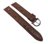 Maurice Lacroix Uhrenarmband Straußenleder Dunkelbraun 22629S