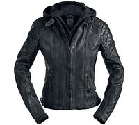 Mauritius Chasey Frauen Lederjacke schwarz M 100% Leder Casual Wear, Rockwear