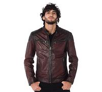 Mauritius Colt W18 Lasanv Männer Lederjacke rotbraun 3XL 100% Leder Basics, Biker