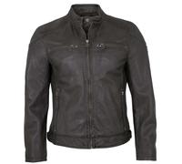 Mauritius Gipsy by Herren Echtleder Lederjacke Lammnappa Anthracite Größe M