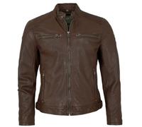 Mauritius Gipsy by Herren Echtleder Lederjacke Lammnappa Chestnut Größe 3XL