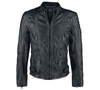 Mauritius Highway 2 Slim Fit LAGIV Männer Lederjacke schwarz M