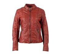 Mauritius Kina LEGV Frauen Lederjacke rot M 100% Leder Basics