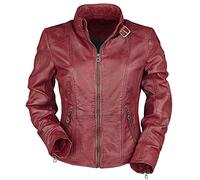 Mauritius Kina LEGV Frauen Lederjacke rot XXL 100% Leder Basics