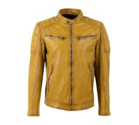 Mauritius MMDerry Lederjacke gelb in XL