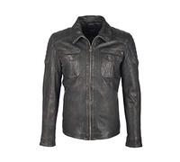 Mauritius Randall NSLROV Männer Lederjacke schwarz XL 100% Leder Basics, Biker