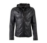Mauritius Steep Slim Fit Lasanv Lederjacke anthrazit oliv in 3XL