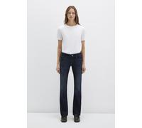 Bootcut-Jeans MAVI "BELLA MID-RISE", Damen, Gr. 33, Länge 32, rinse miami str, 77% Baumwolle, 23% Polyester, normal normal, Jeans, Bootcut Jeans (81131809-33) rinse miami str