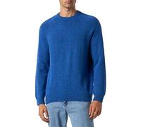 Mavi Herren Crew Neck Sweater Sweatshirt, blau, Small