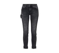 Mavi Damen ADRIANA ANKLE Skinny Jeans, per pack Grau (dark smoke embro western 26481), W25 (Herstellergröße: 25/25)