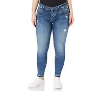 Mavi Damen Adriana Jeans, mid Distressed Glam, 28W / 30L