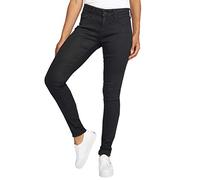 Mavi Damen ADRIANA Skinny Jeans, per pack Schwarz (black coated sporty 26713), W25/L30 (Herstellergröße: 25/30)